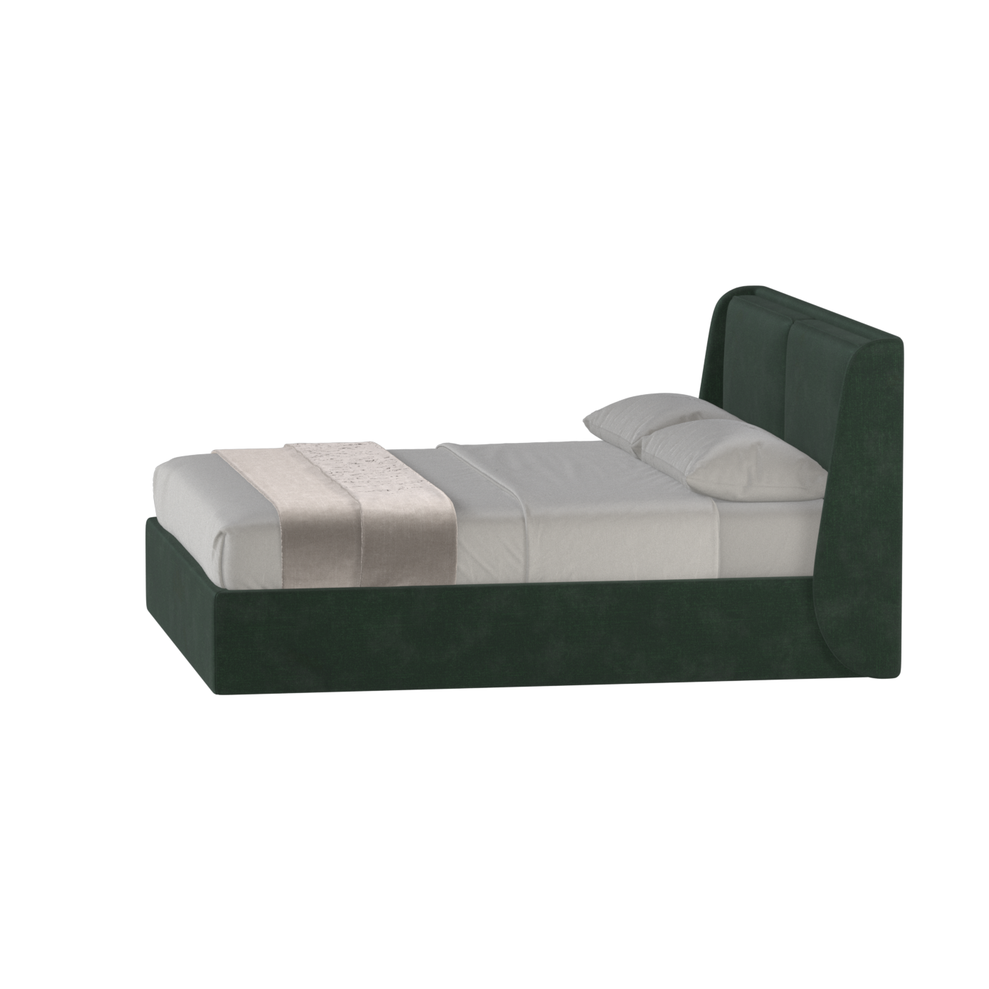 Ruby Upholstered Double Bed in Premium Fabric