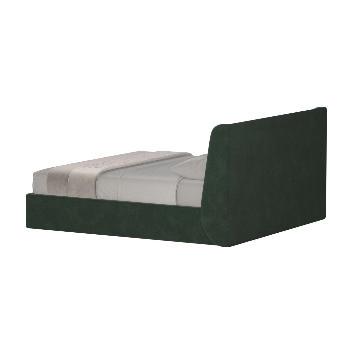 Ruby Upholstered Double Bed in Premium Fabric