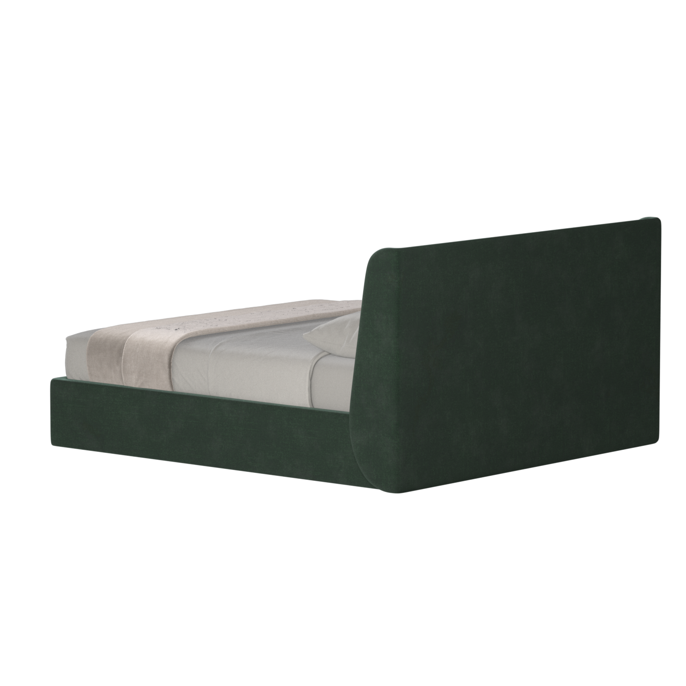 Ruby Upholstered Double Bed in Premium Fabric