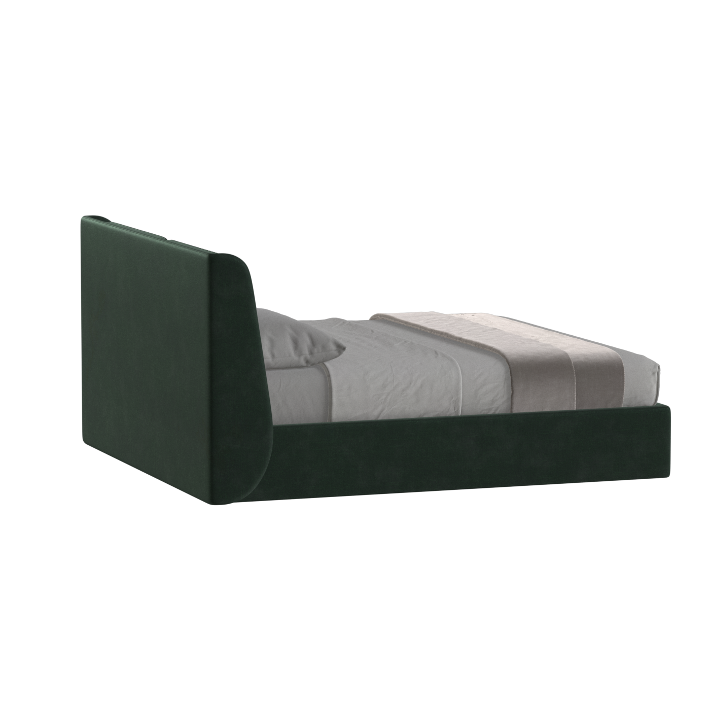Ruby Upholstered Double Bed in Premium Fabric