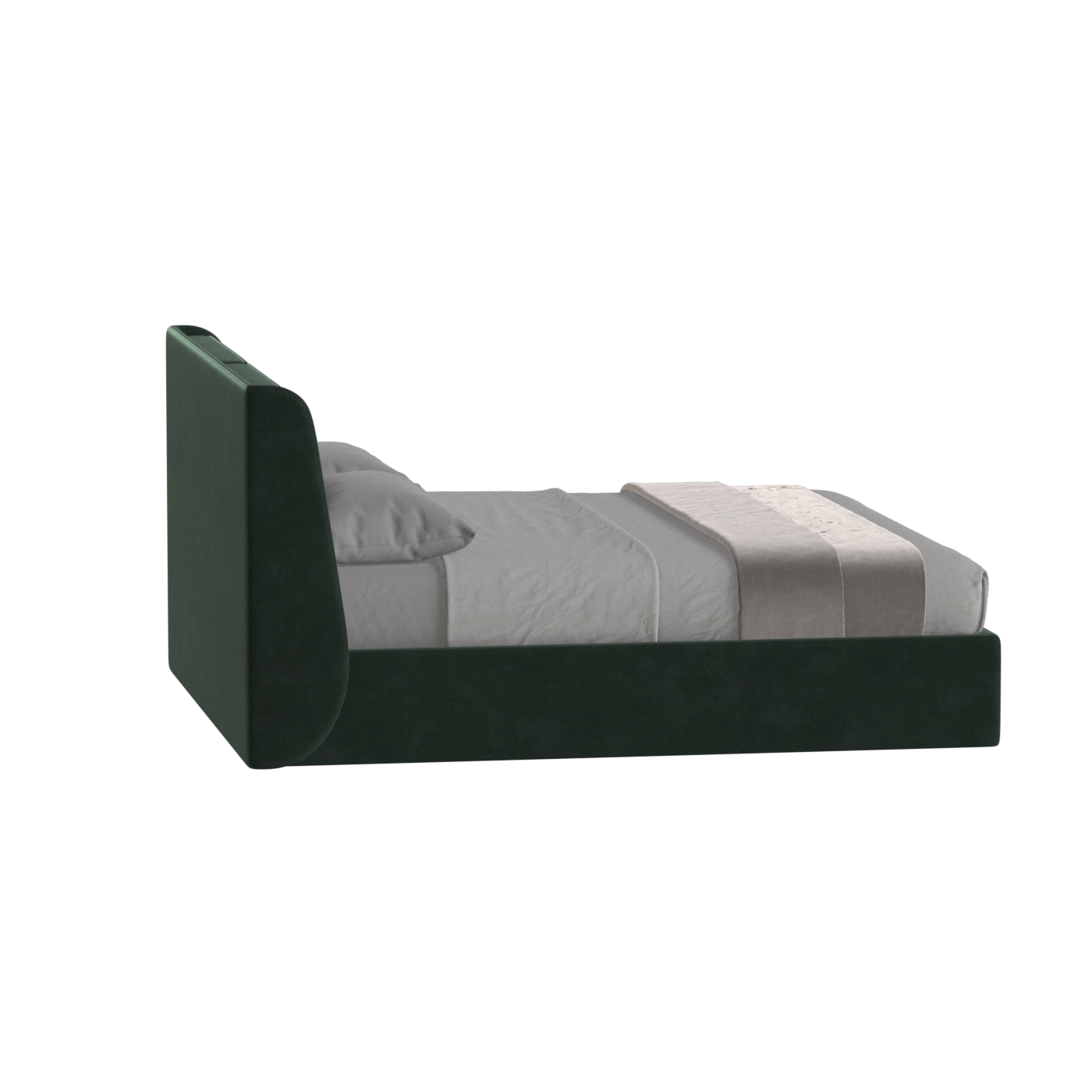 Ruby Upholstered Double Bed in Premium Fabric