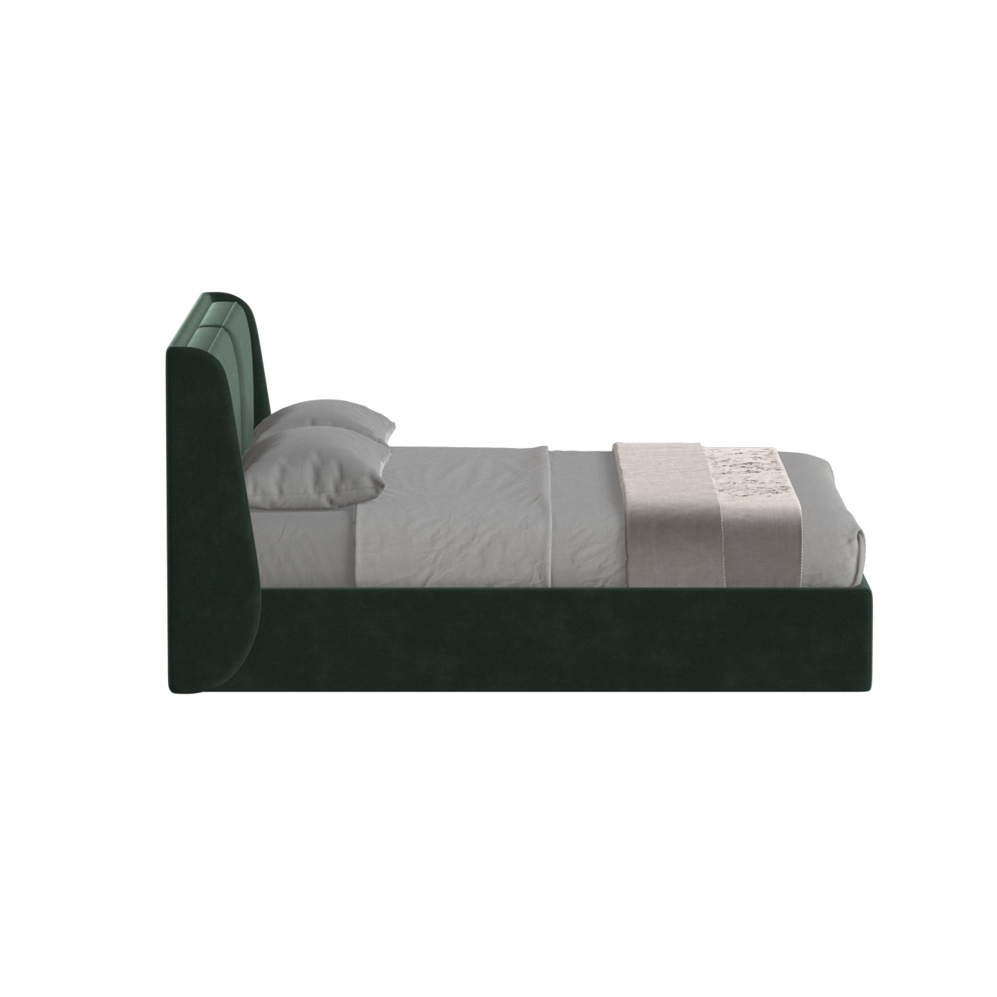 Ruby Upholstered Double Bed in Premium Fabric