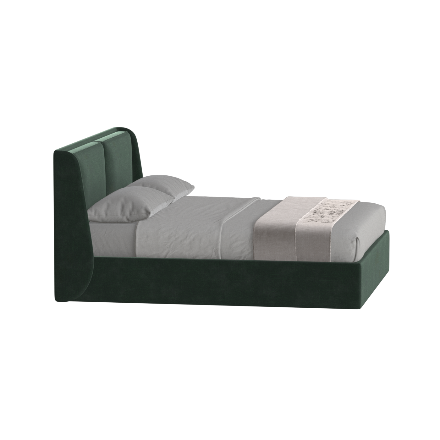 Ruby Upholstered Double Bed in Premium Fabric