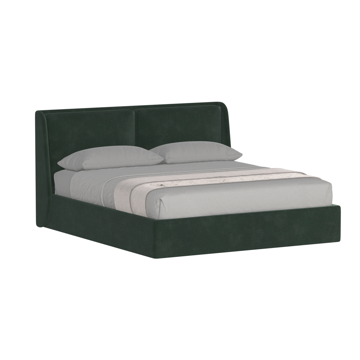 Ruby Upholstered Double Bed in Premium Fabric