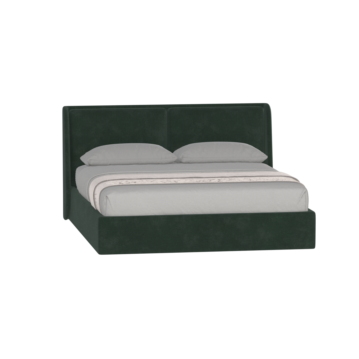 Ruby Upholstered Double Bed in Premium Fabric