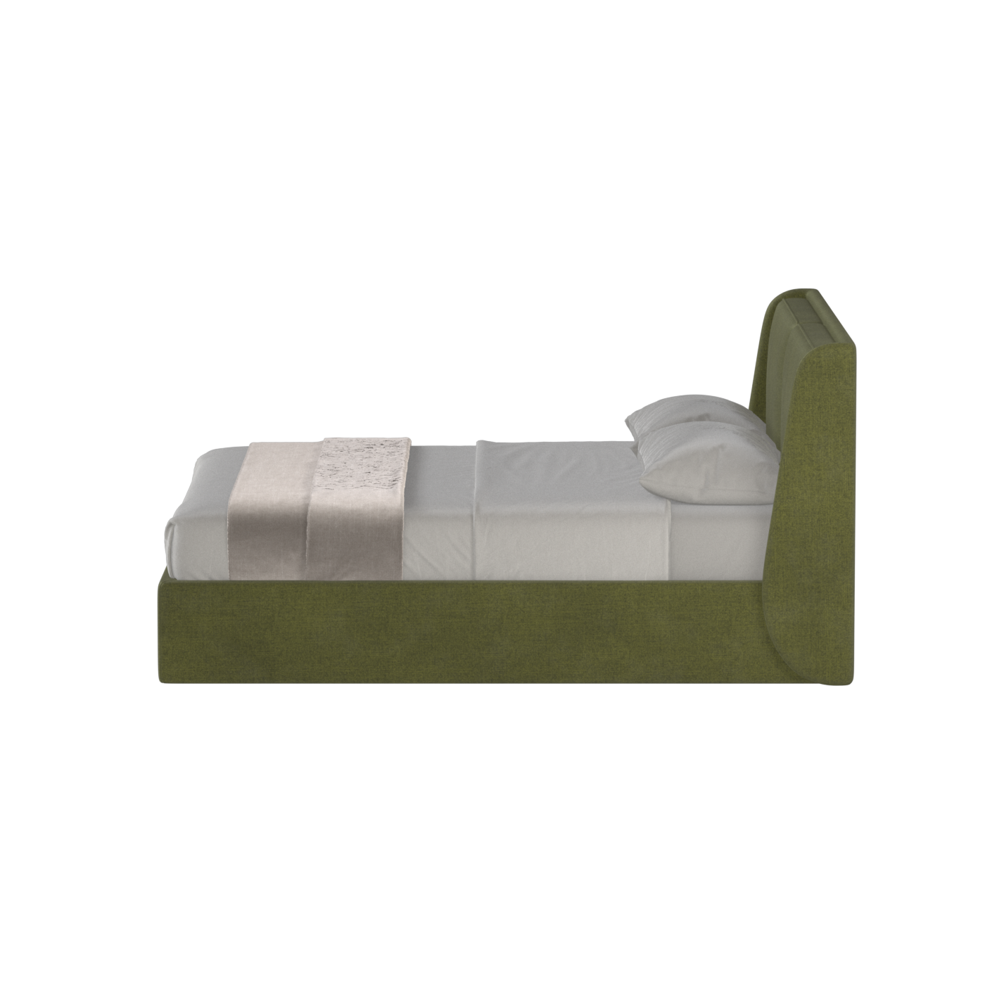Ruby Upholstered Double Bed in Premium Fabric