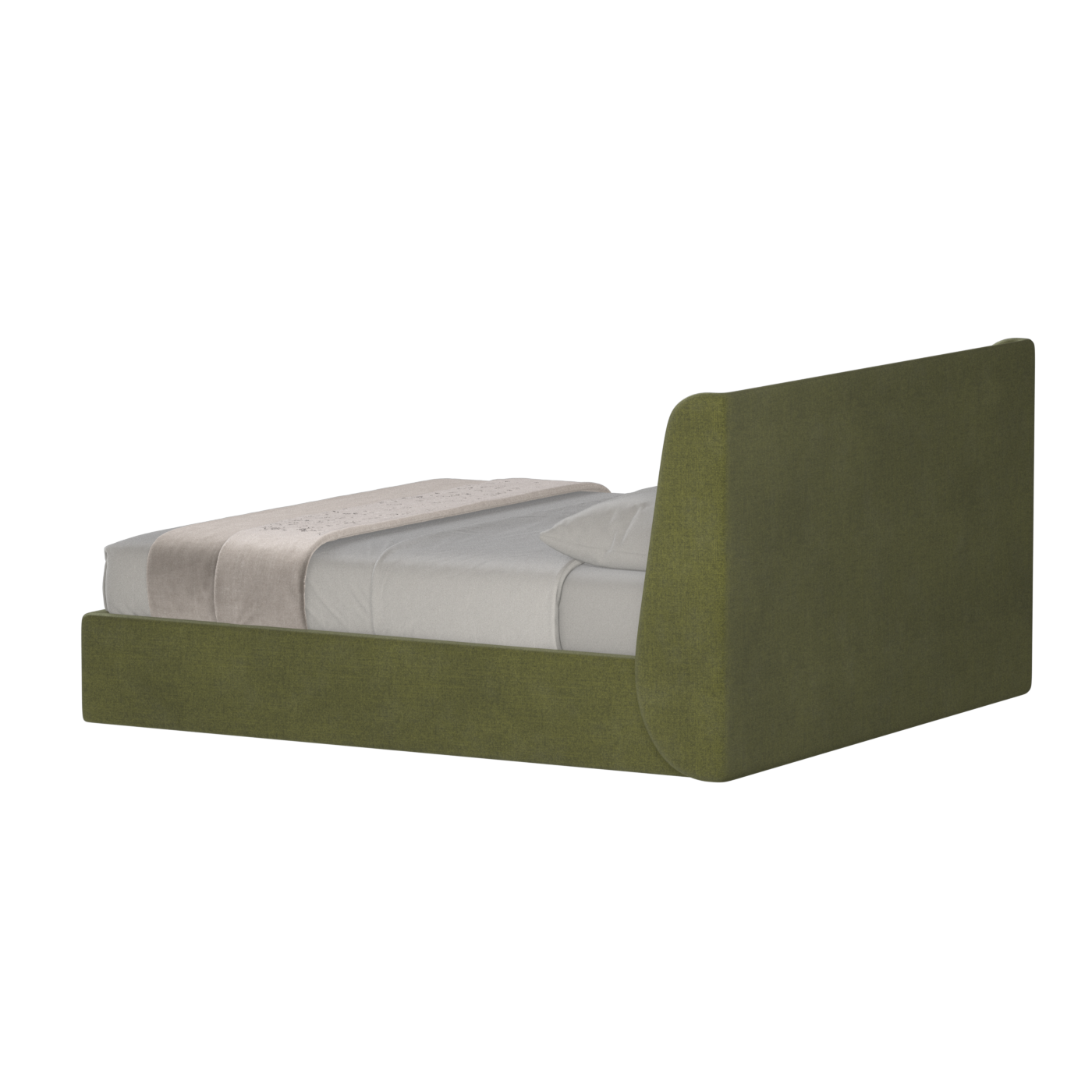 Ruby Upholstered Double Bed in Premium Fabric