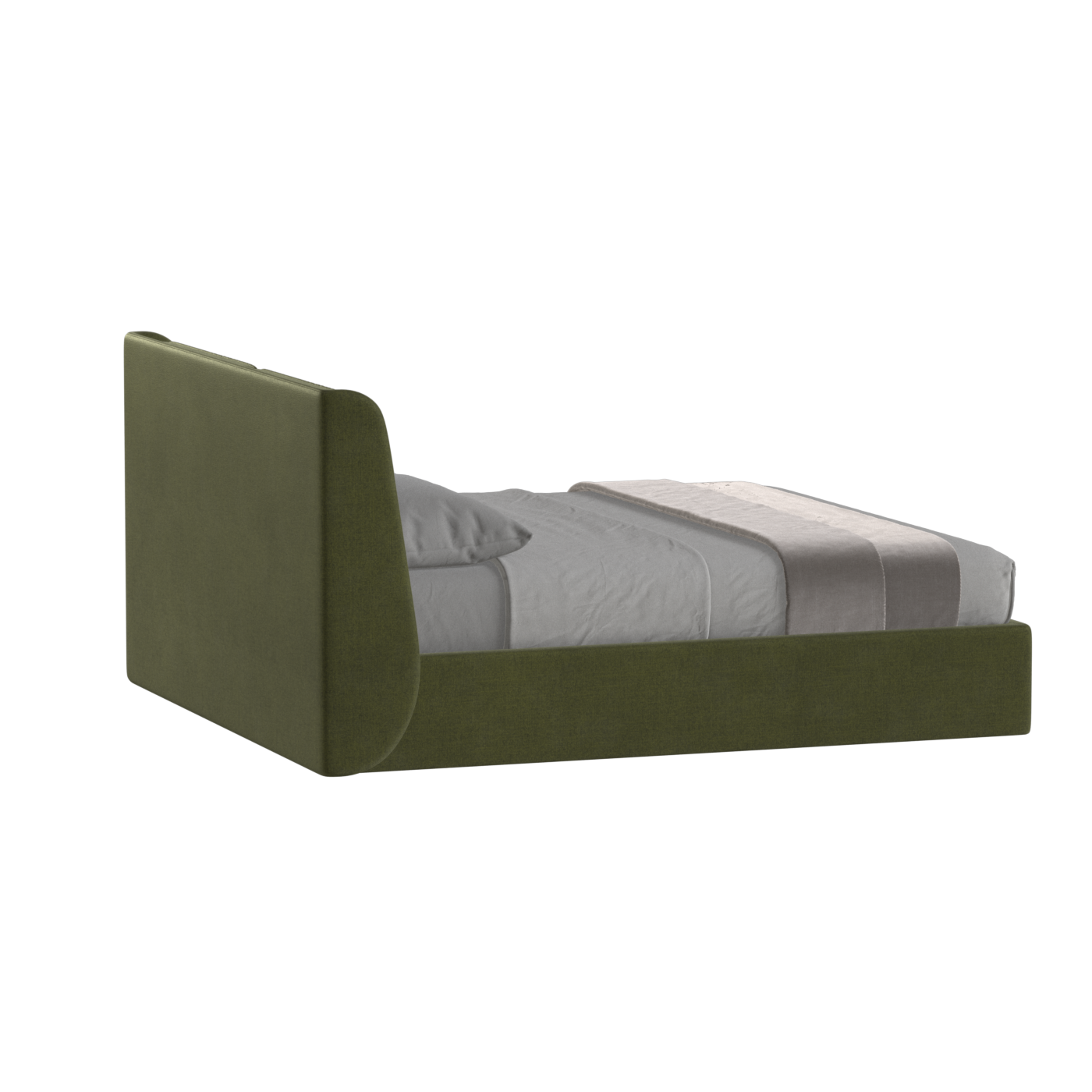 Ruby Upholstered Double Bed in Premium Fabric