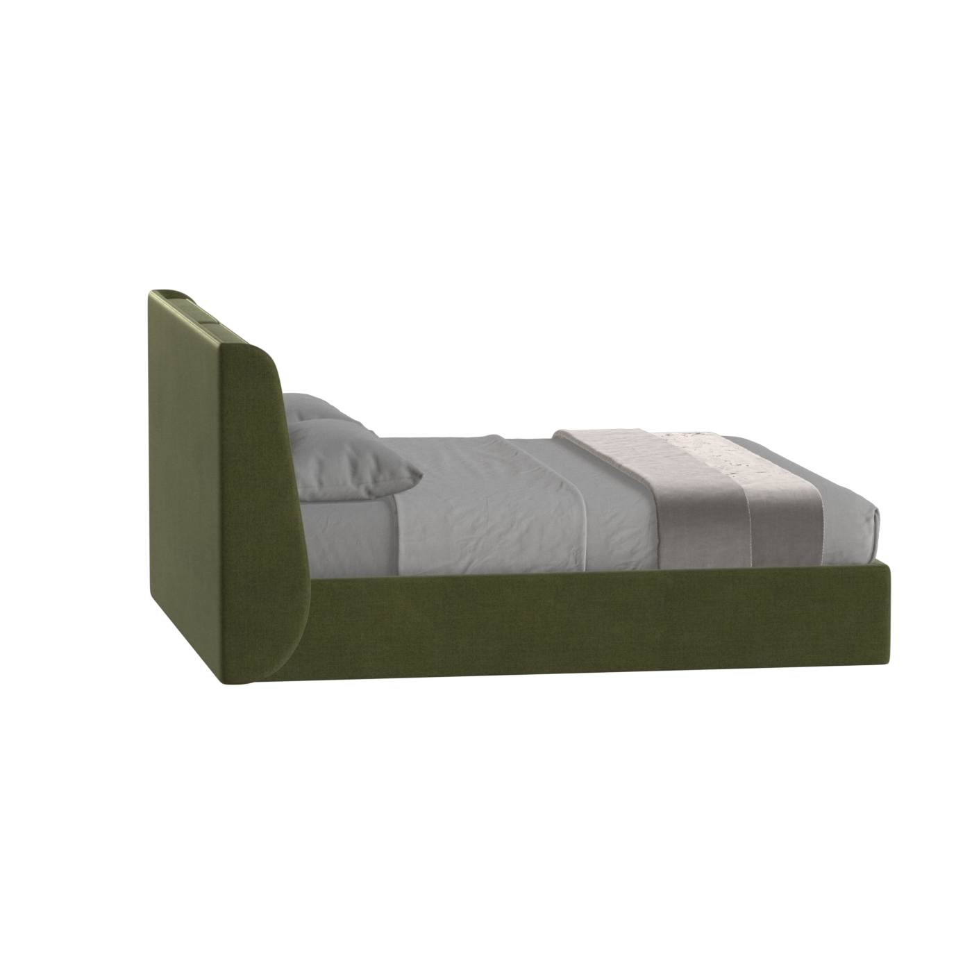 Ruby Upholstered Double Bed in Premium Fabric