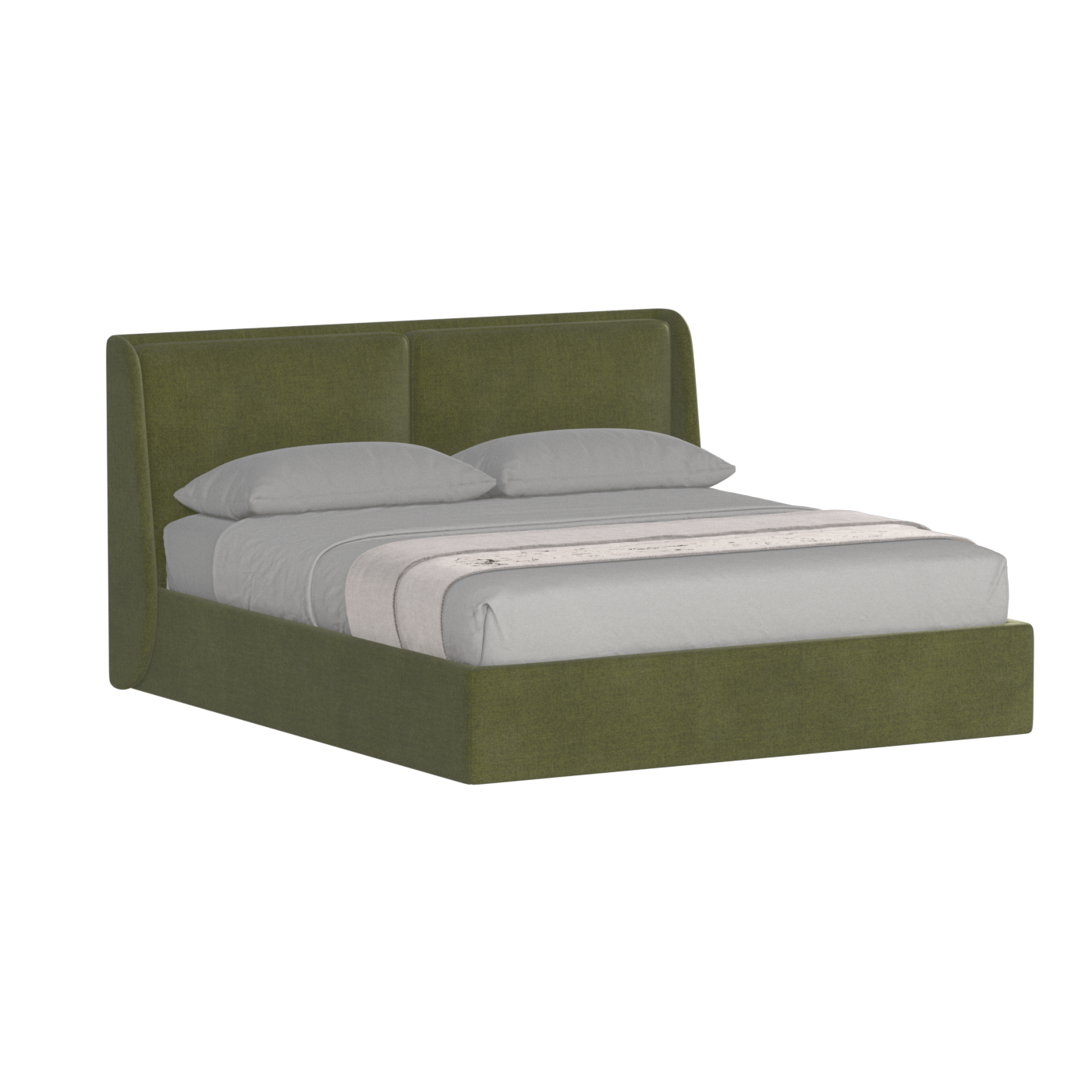 Ruby Upholstered Double Bed in Premium Fabric