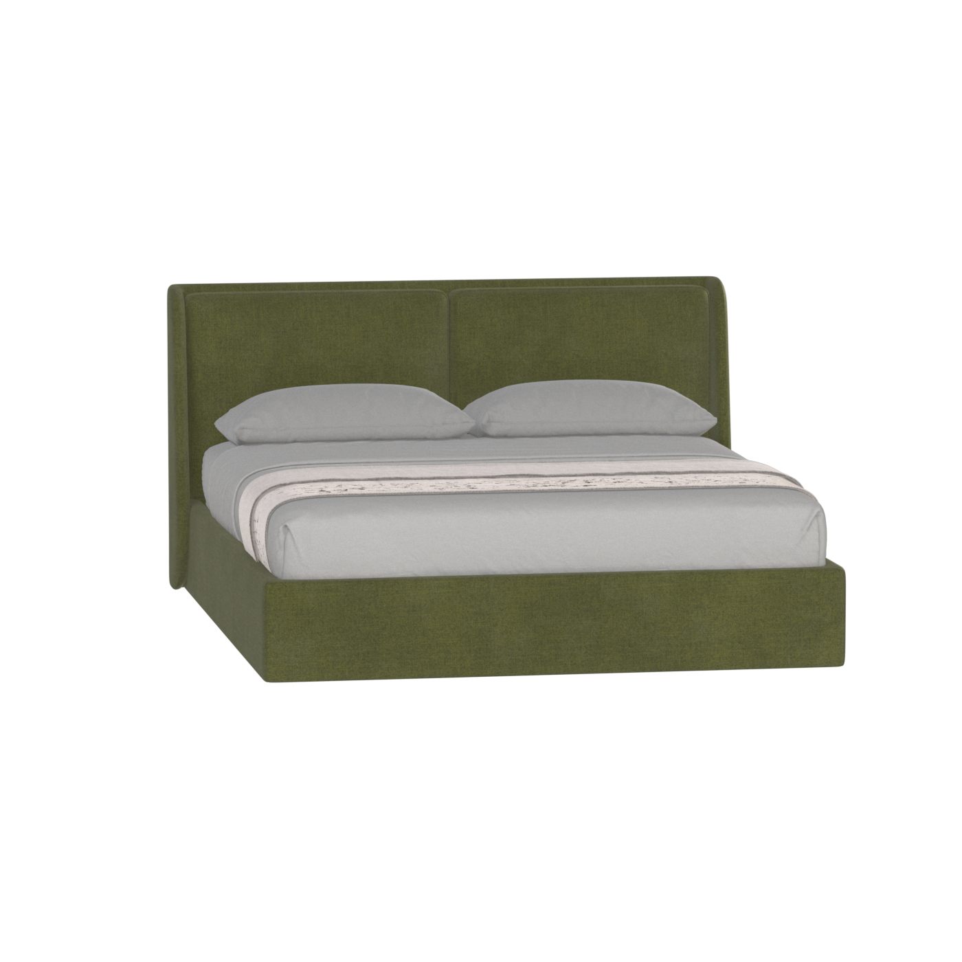 Ruby Upholstered Double Bed in Premium Fabric