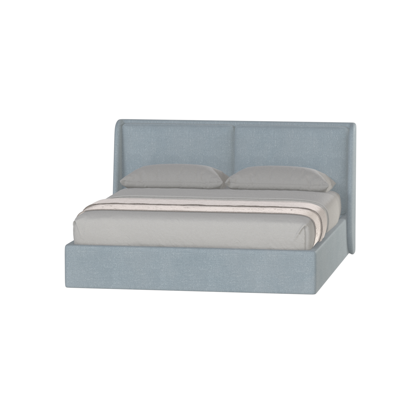 Ruby Upholstered Double Bed in Premium Fabric