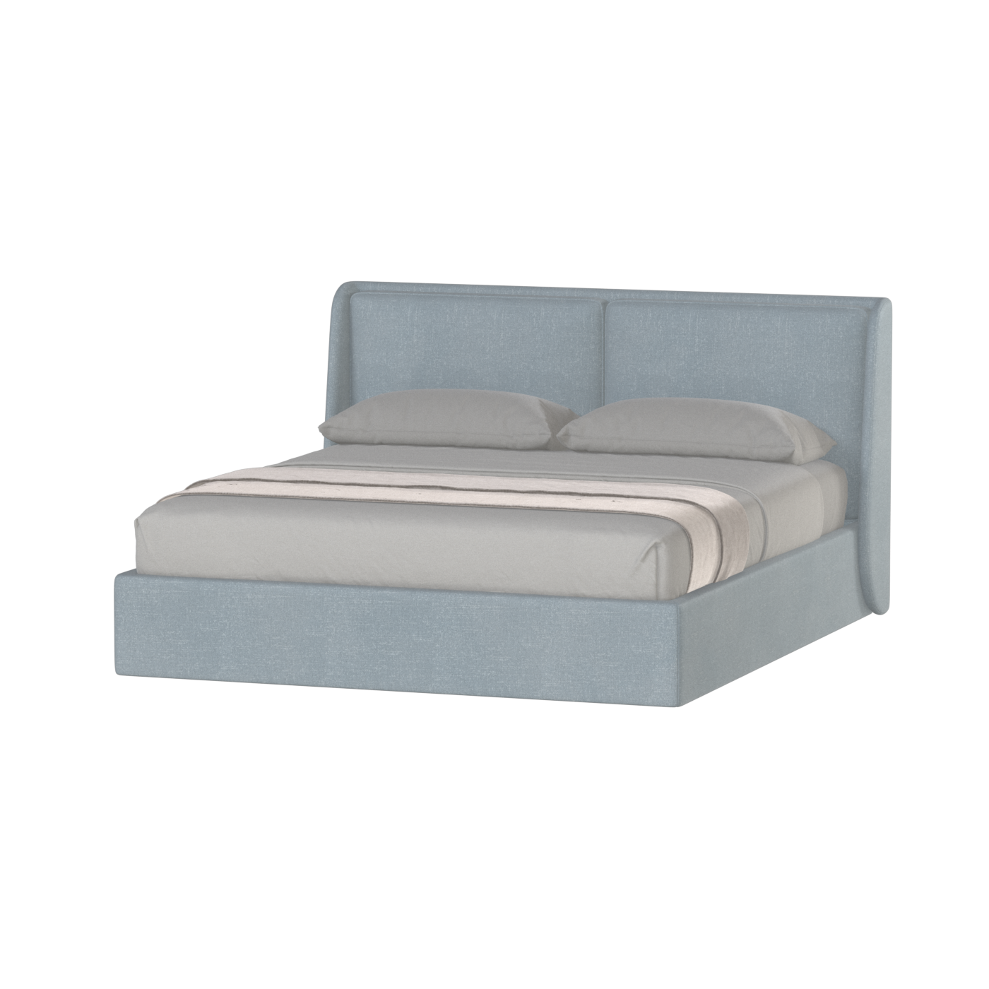 Ruby Upholstered Double Bed in Premium Fabric
