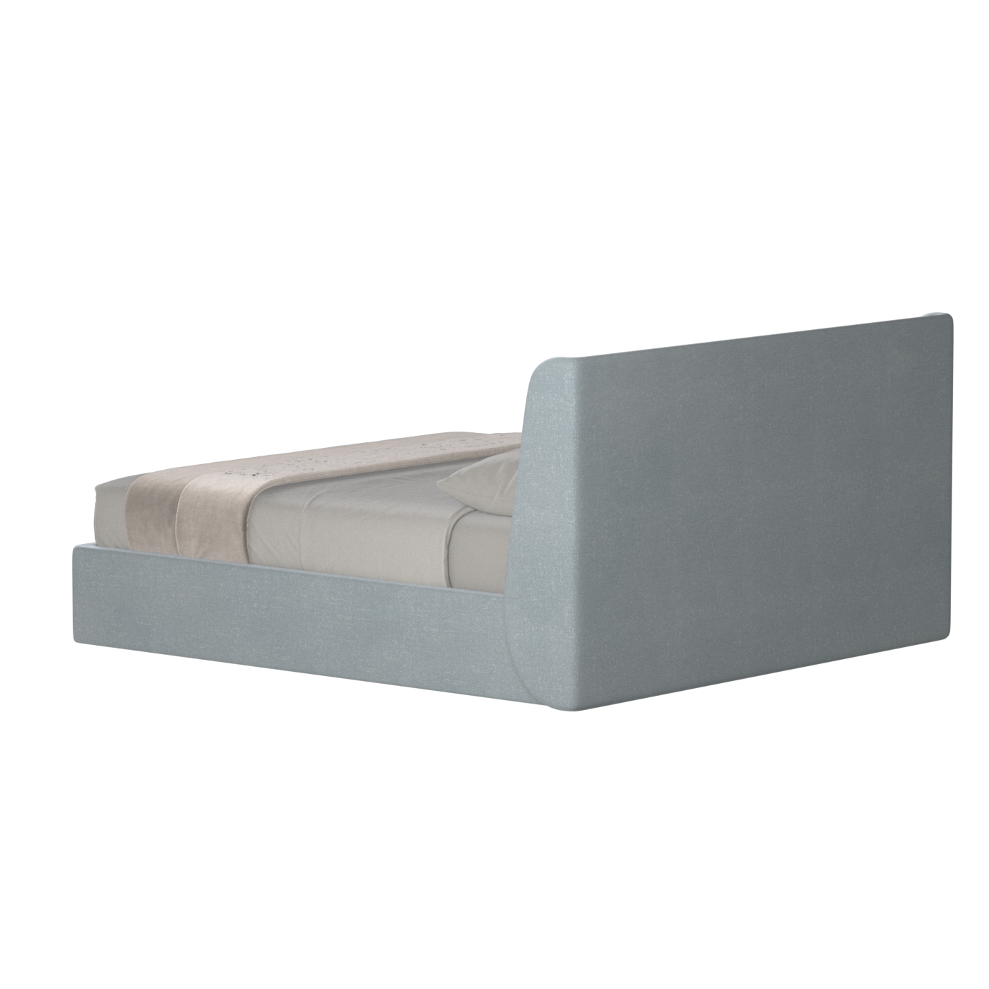 Ruby Upholstered Double Bed in Premium Fabric