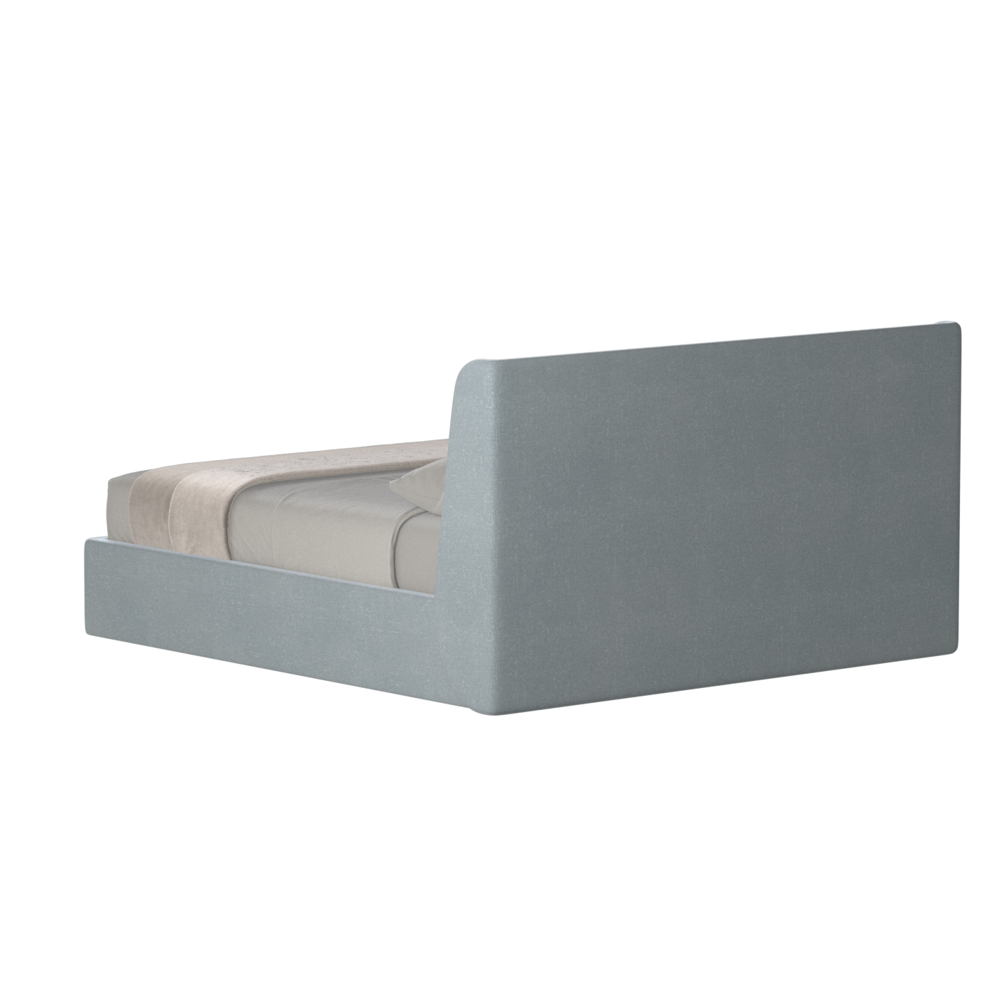 Ruby Upholstered Double Bed in Premium Fabric