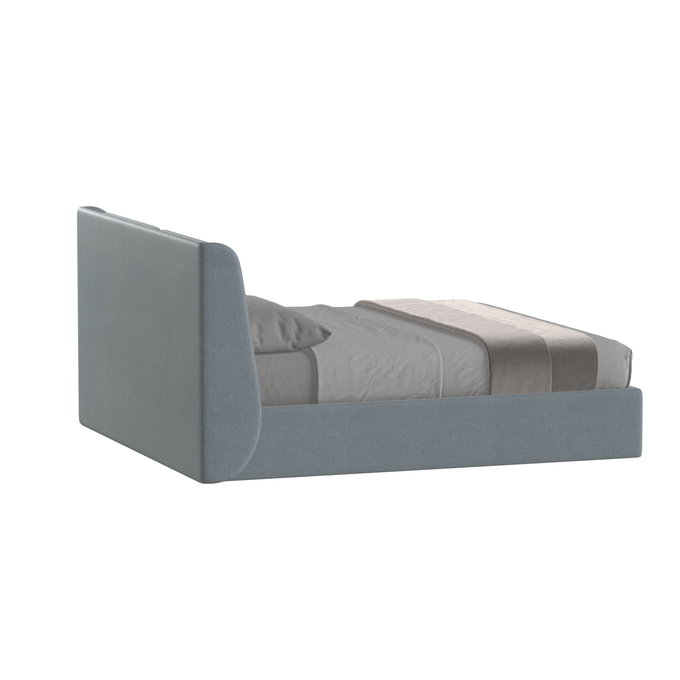 Ruby Upholstered Double Bed in Premium Fabric