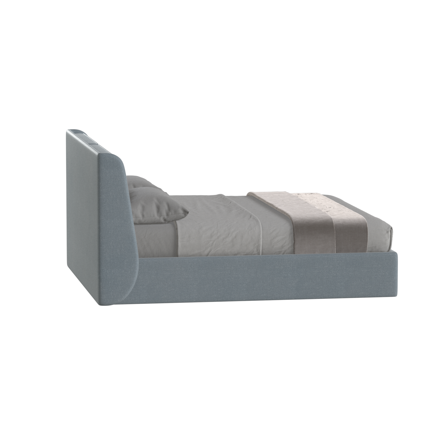 Ruby Upholstered Double Bed in Premium Fabric