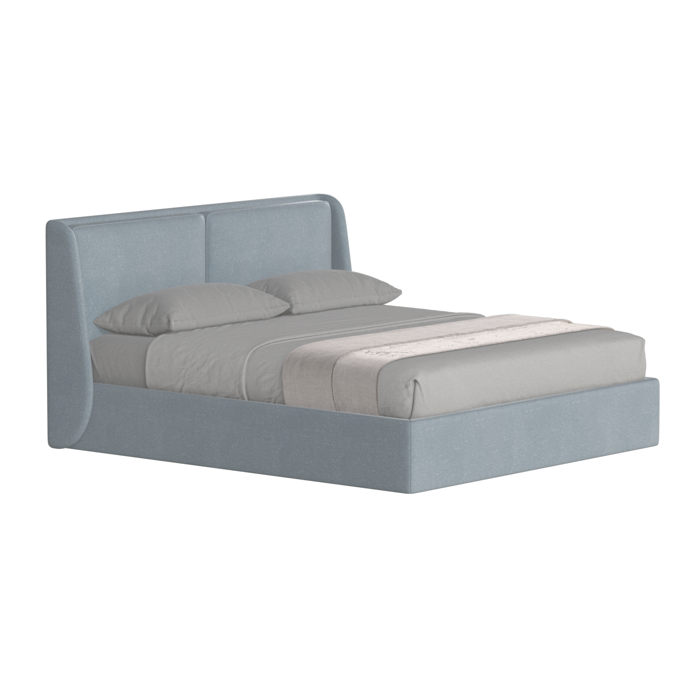 Ruby Upholstered Double Bed in Premium Fabric