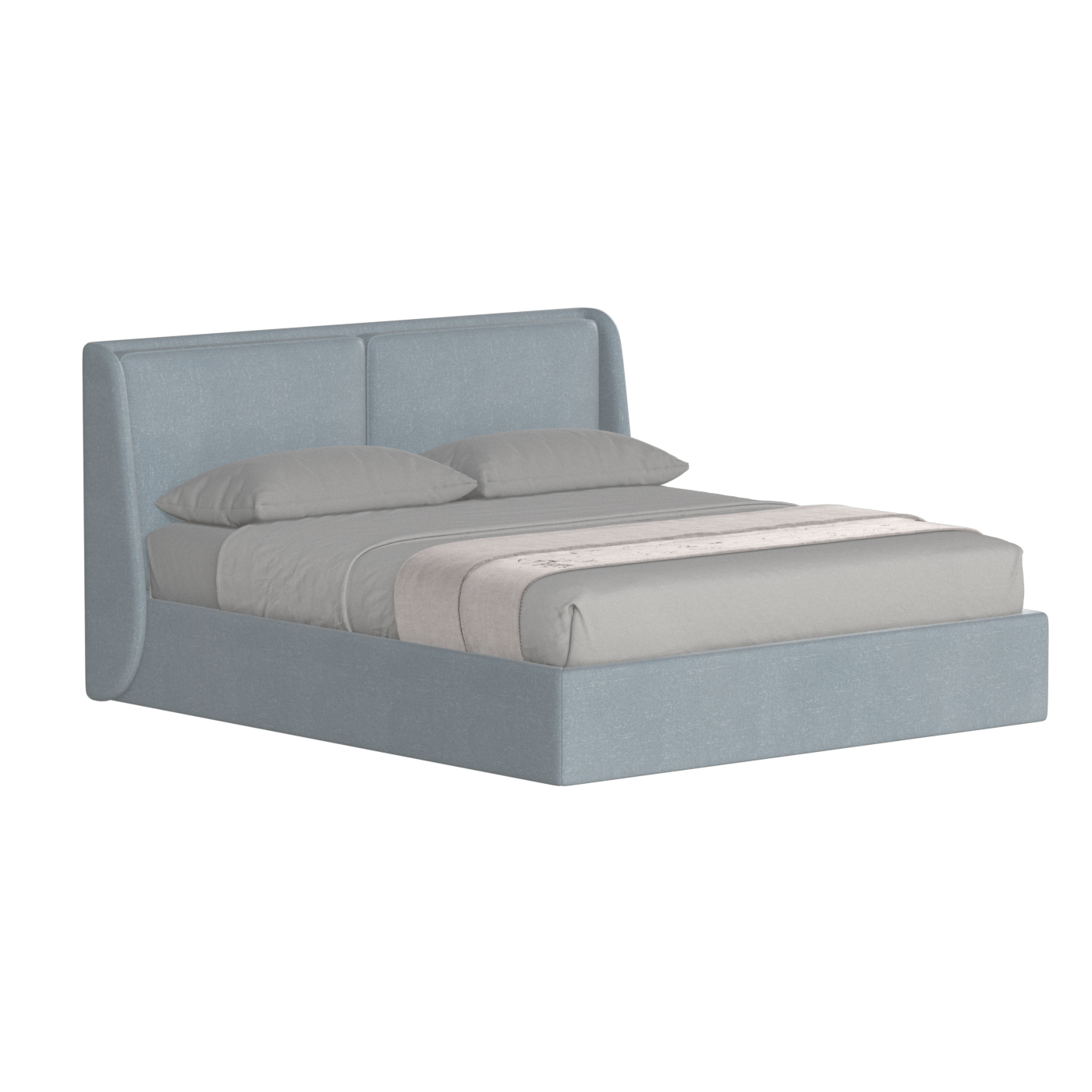 Ruby Upholstered Double Bed in Premium Fabric