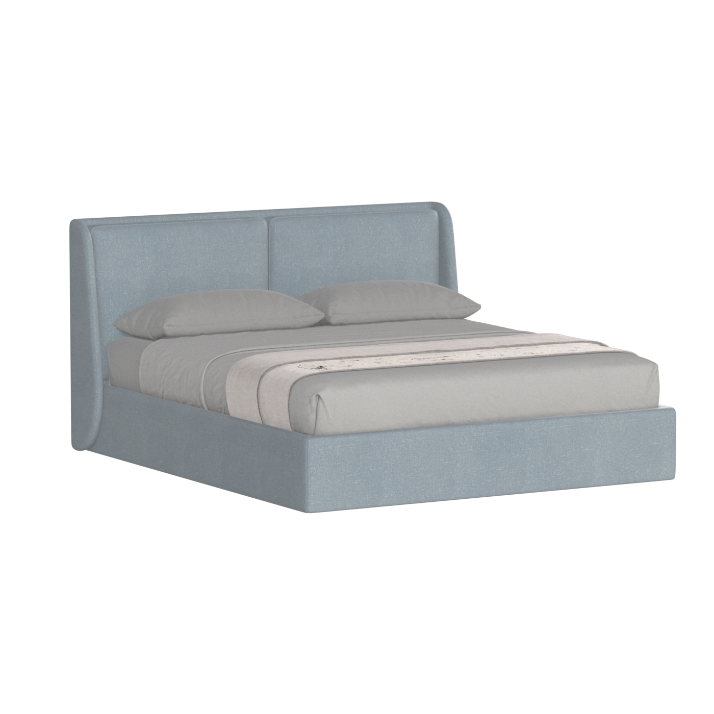 Ruby Upholstered Double Bed in Premium Fabric