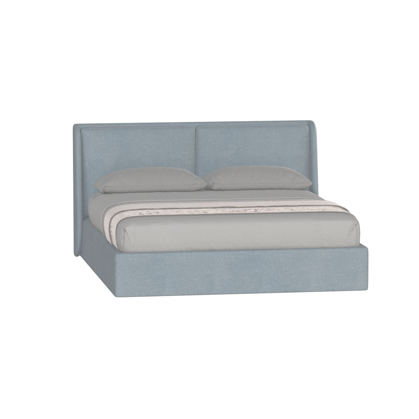 Ruby Upholstered Double Bed in Premium Fabric