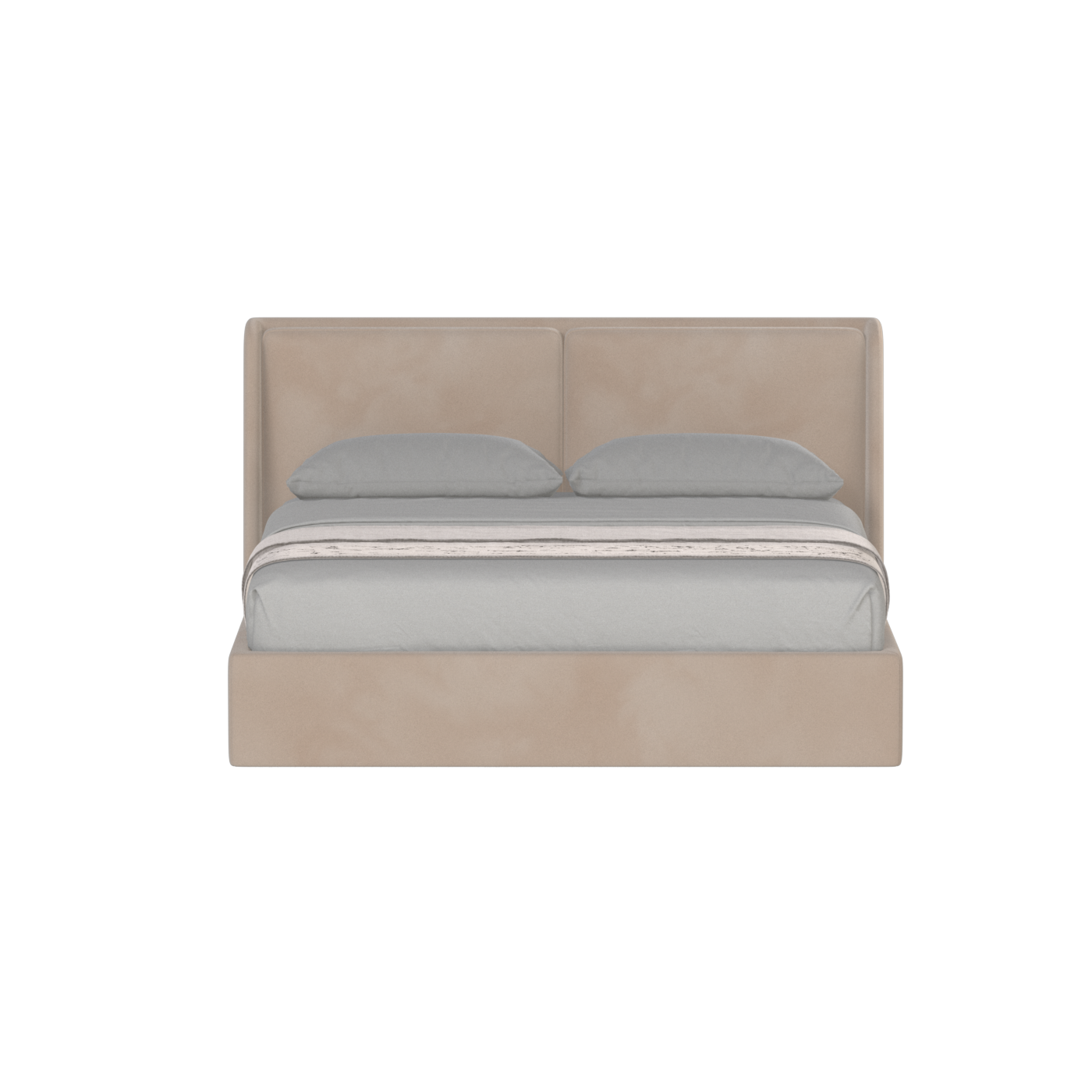 Ruby Upholstered Double Bed in Premium Fabric