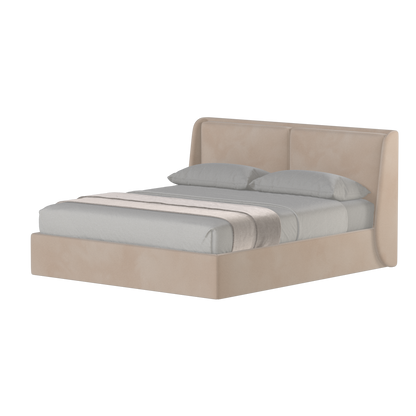 Ruby Upholstered Double Bed in Premium Fabric