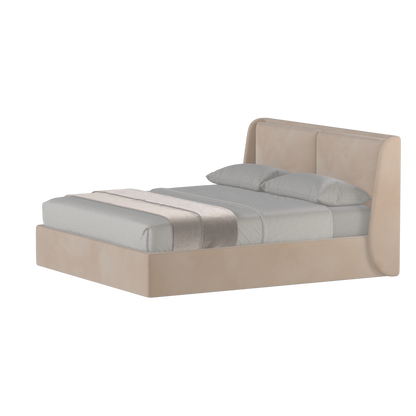 Ruby Upholstered Double Bed in Premium Fabric