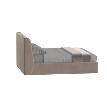 Ruby Upholstered Double Bed in Premium Fabric