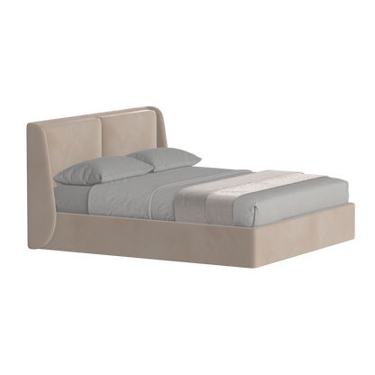 Ruby Upholstered Double Bed in Premium Fabric