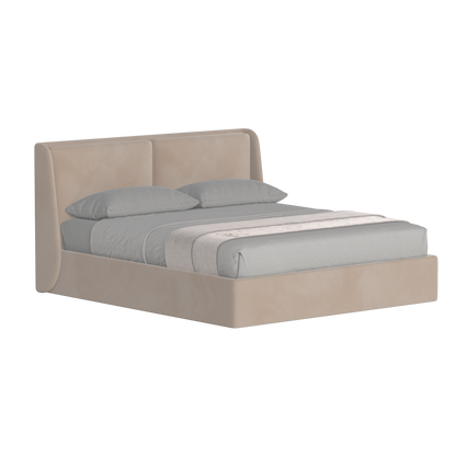 Ruby Upholstered Double Bed in Premium Fabric