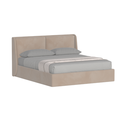 Ruby Upholstered Double Bed in Premium Fabric