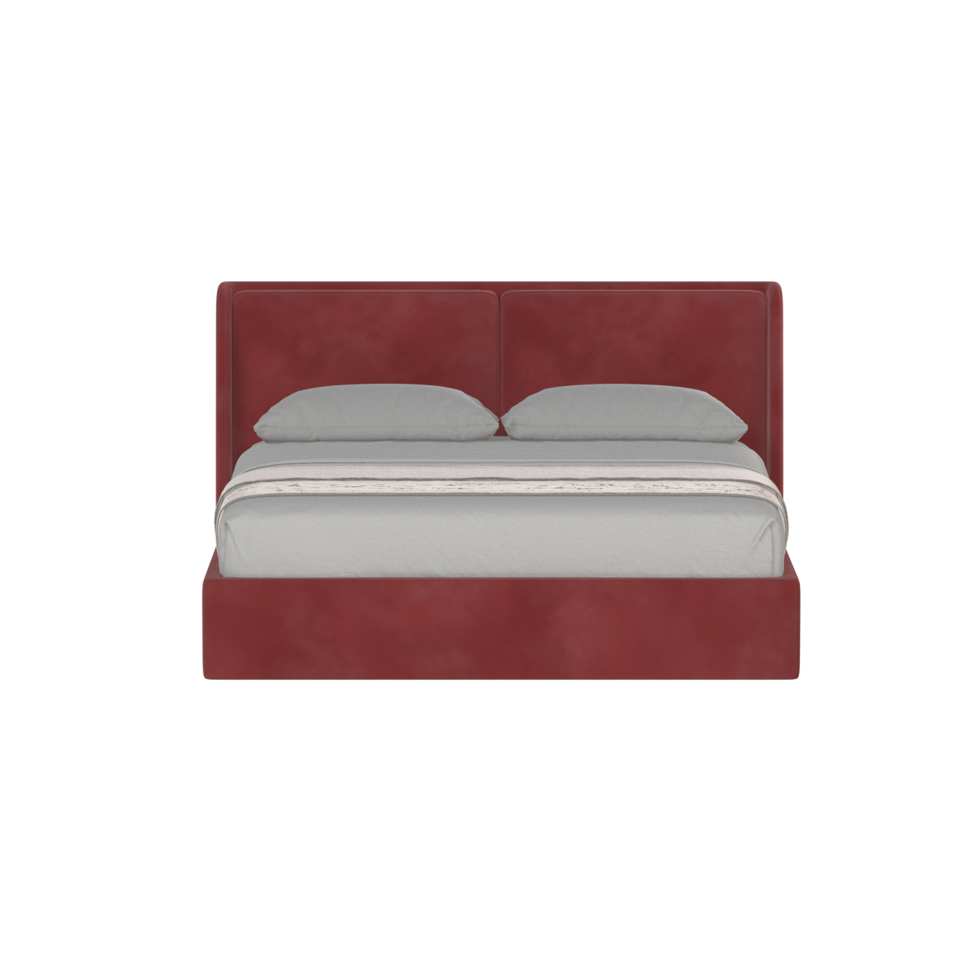 Ruby Upholstered Double Bed in Premium Fabric