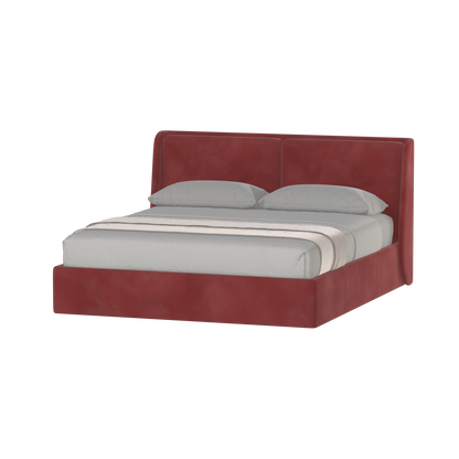 Ruby Upholstered Double Bed in Premium Fabric