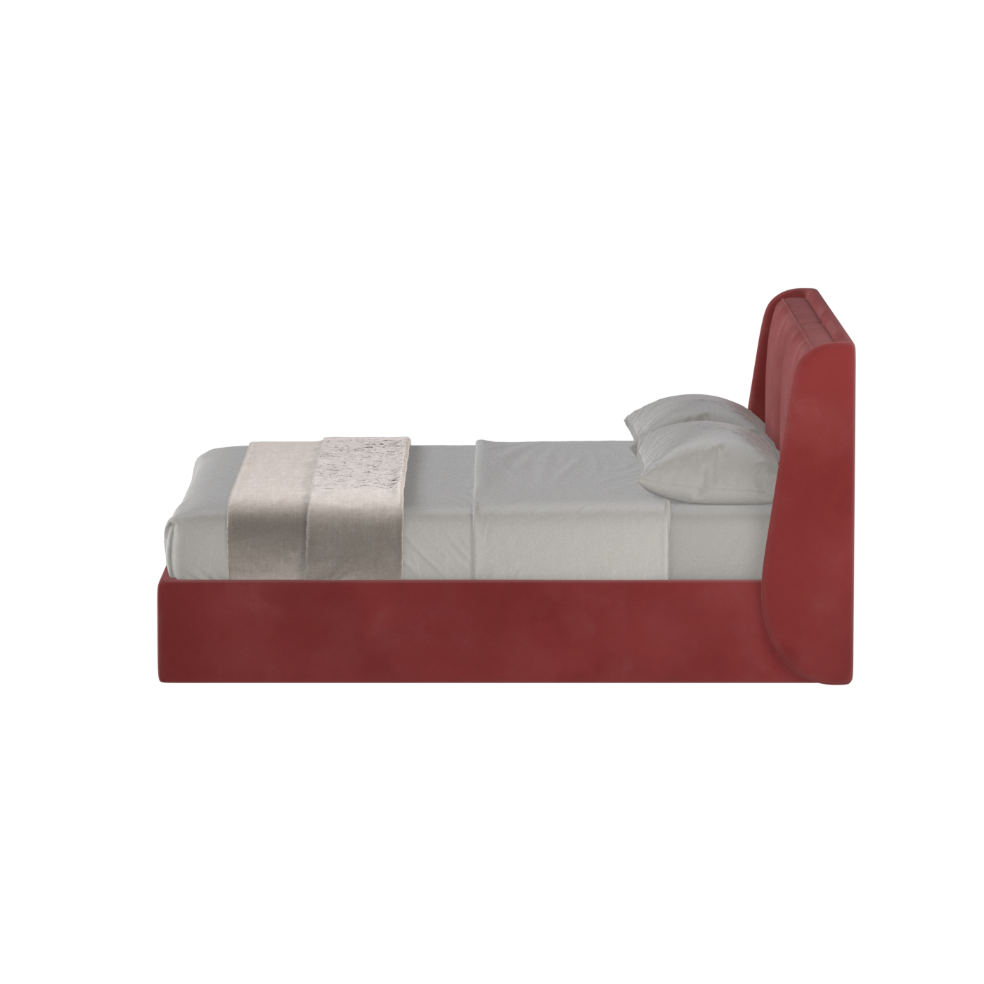 Ruby Upholstered Double Bed in Premium Fabric