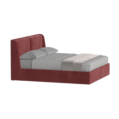 Ruby Upholstered Double Bed in Premium Fabric