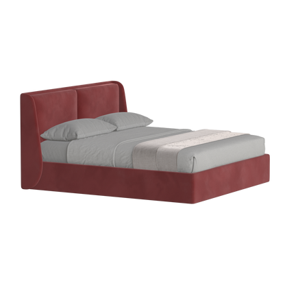 Ruby Upholstered Double Bed in Premium Fabric