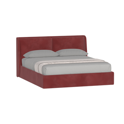Ruby Upholstered Double Bed in Premium Fabric
