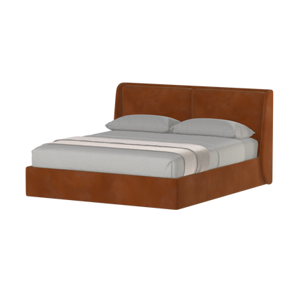 Ruby Upholstered Double Bed in Premium Fabric