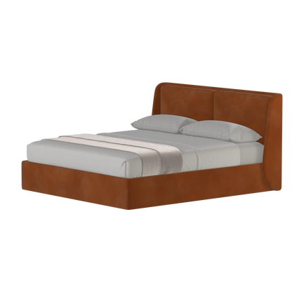 Ruby Upholstered Double Bed in Premium Fabric