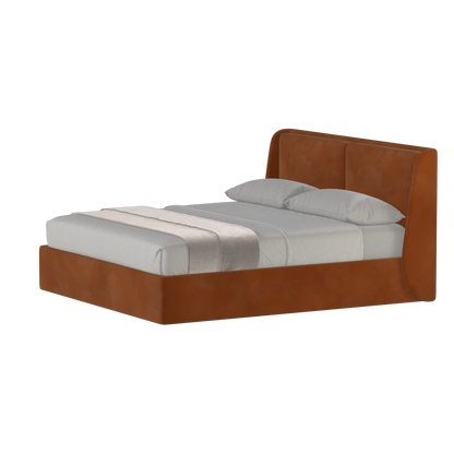 Ruby Upholstered Double Bed in Premium Fabric