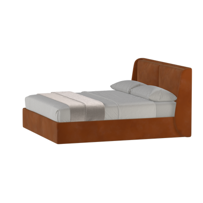Ruby Upholstered Double Bed in Premium Fabric