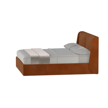Ruby Upholstered Double Bed in Premium Fabric