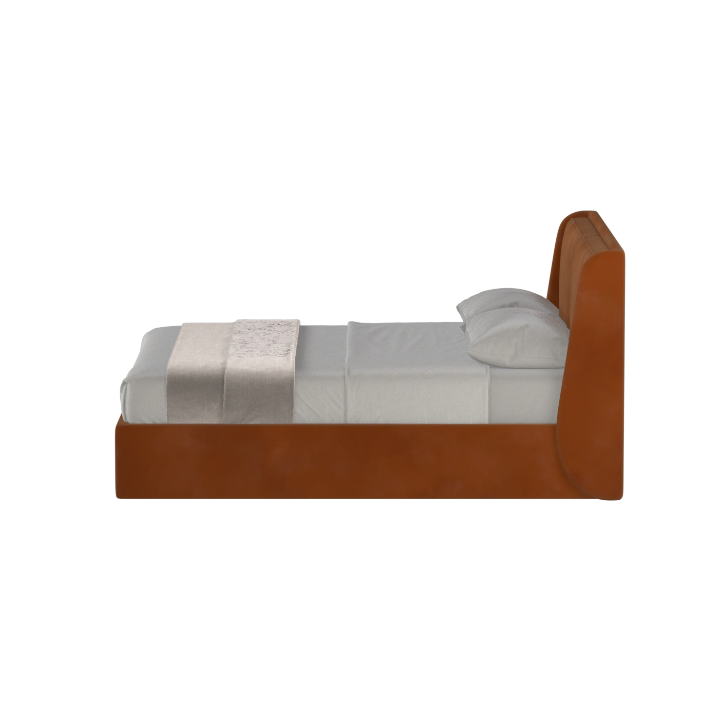 Ruby Upholstered Double Bed in Premium Fabric