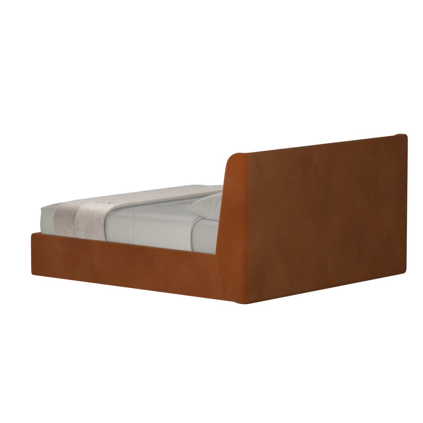 Ruby Upholstered Double Bed in Premium Fabric