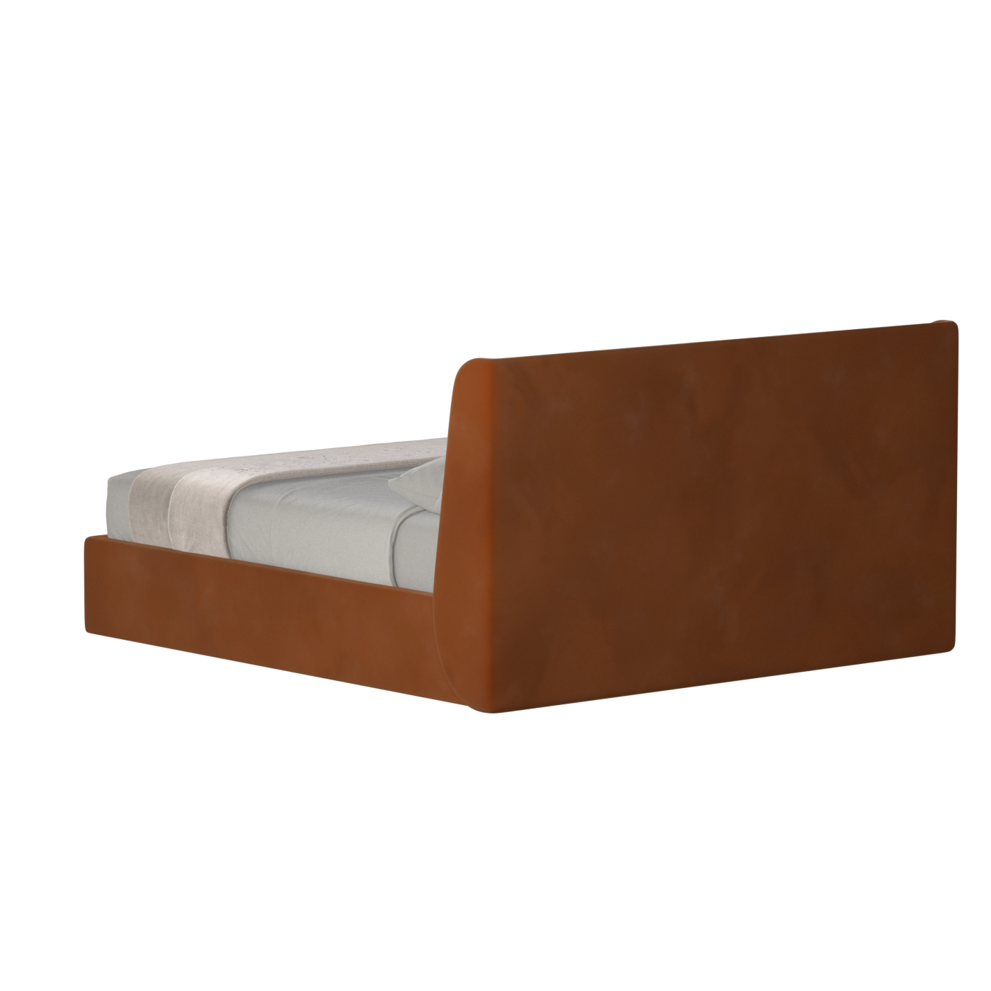 Ruby Upholstered Double Bed in Premium Fabric