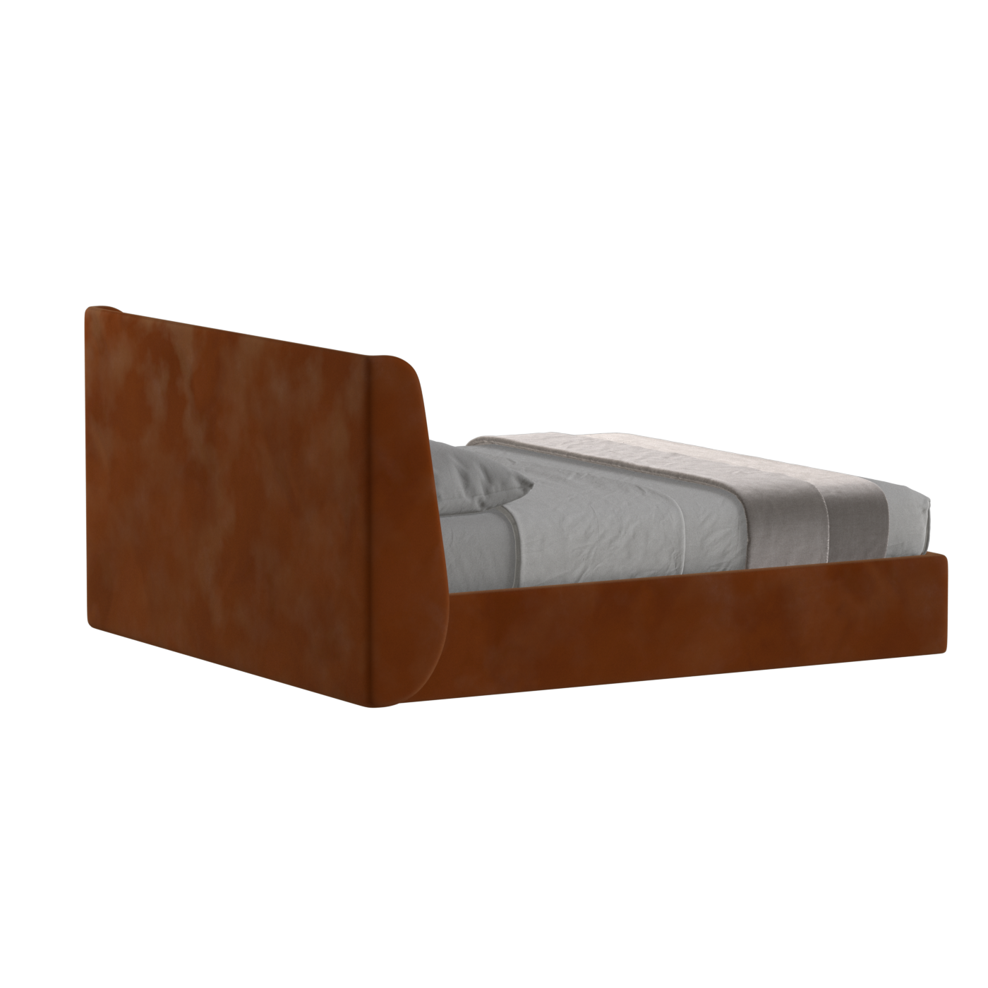 Ruby Upholstered Double Bed in Premium Fabric