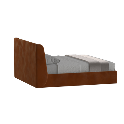 Ruby Upholstered Double Bed in Premium Fabric