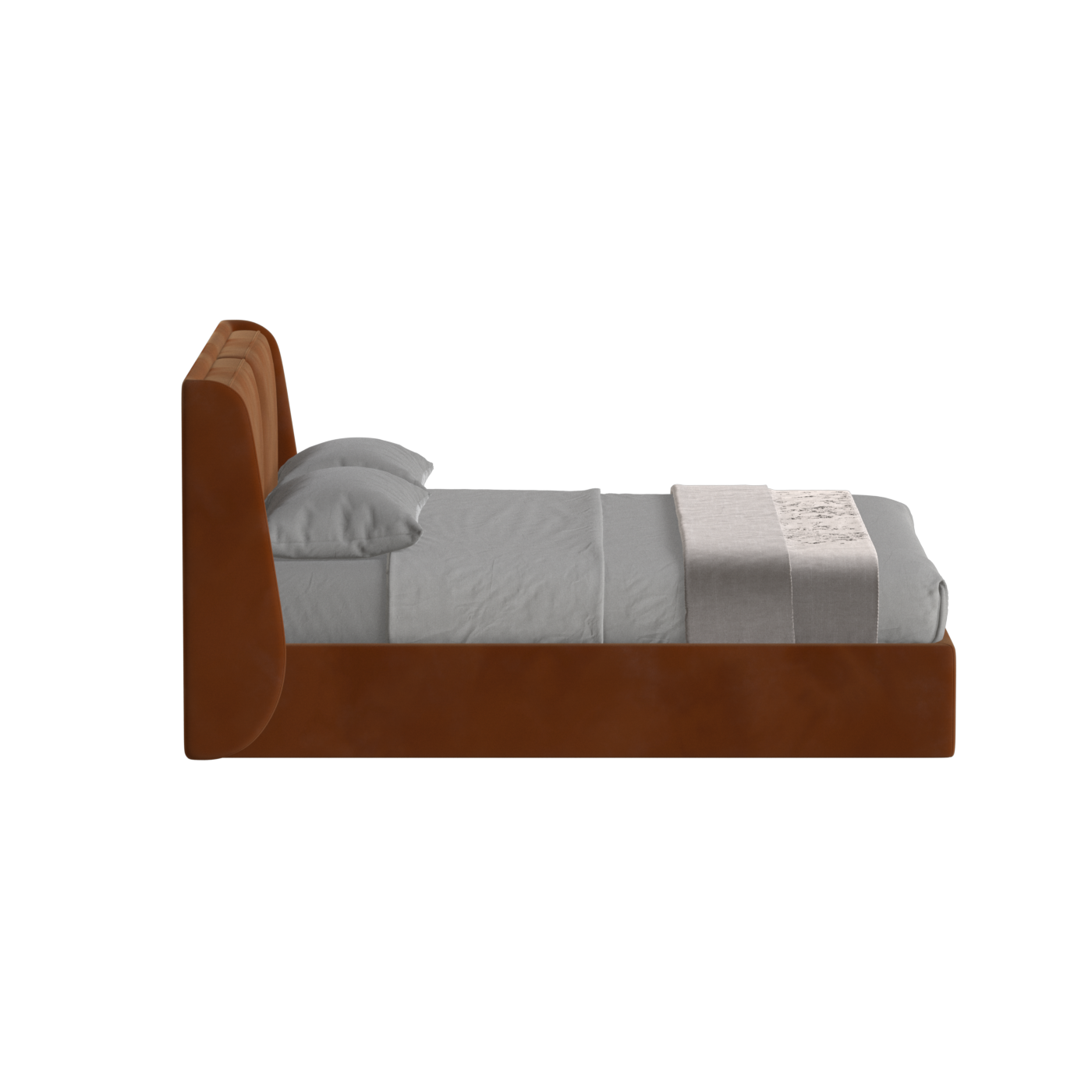 Ruby Upholstered Double Bed in Premium Fabric