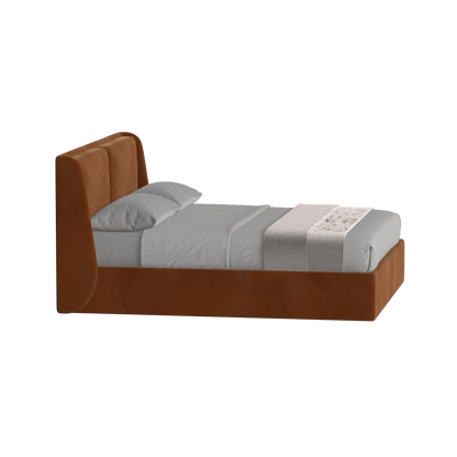 Ruby Upholstered Double Bed in Premium Fabric